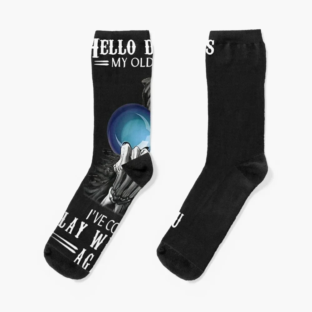 

Bowling Hello Darkness My Old Friend Play With You TShirt19 Socks FASHION halloween gifts Socks For Men Women's