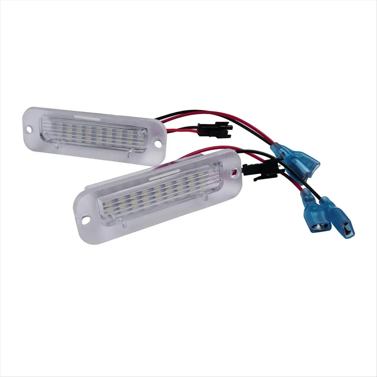 جديد 2 قطعة أضواء لوحة ترخيص بيضاء 6000K لمرسيدس بنز G500 G550 G55 AMG W463 4638200356