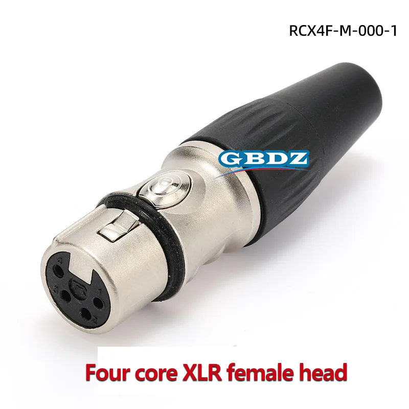 NUTRICK's REAN 4-poliger vergoldeter XLR-Stecker, männlich/weiblich, symmetrischer XLR-Stecker, JS1764BG/YS1774BG/YS1764/YS1774 – Detail 8