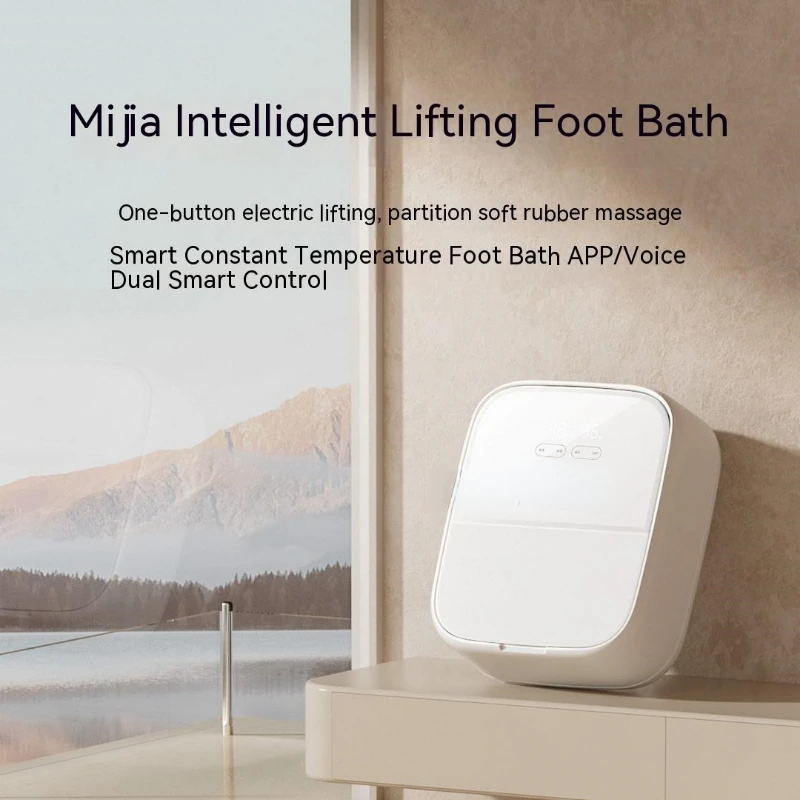 Xiaomi Mijia Smart Lift Foot Bath Heated Massager Three-Step Foot Massage Hot Pillow-Compress Warms Feet with MiHome APP MIZ-Z1