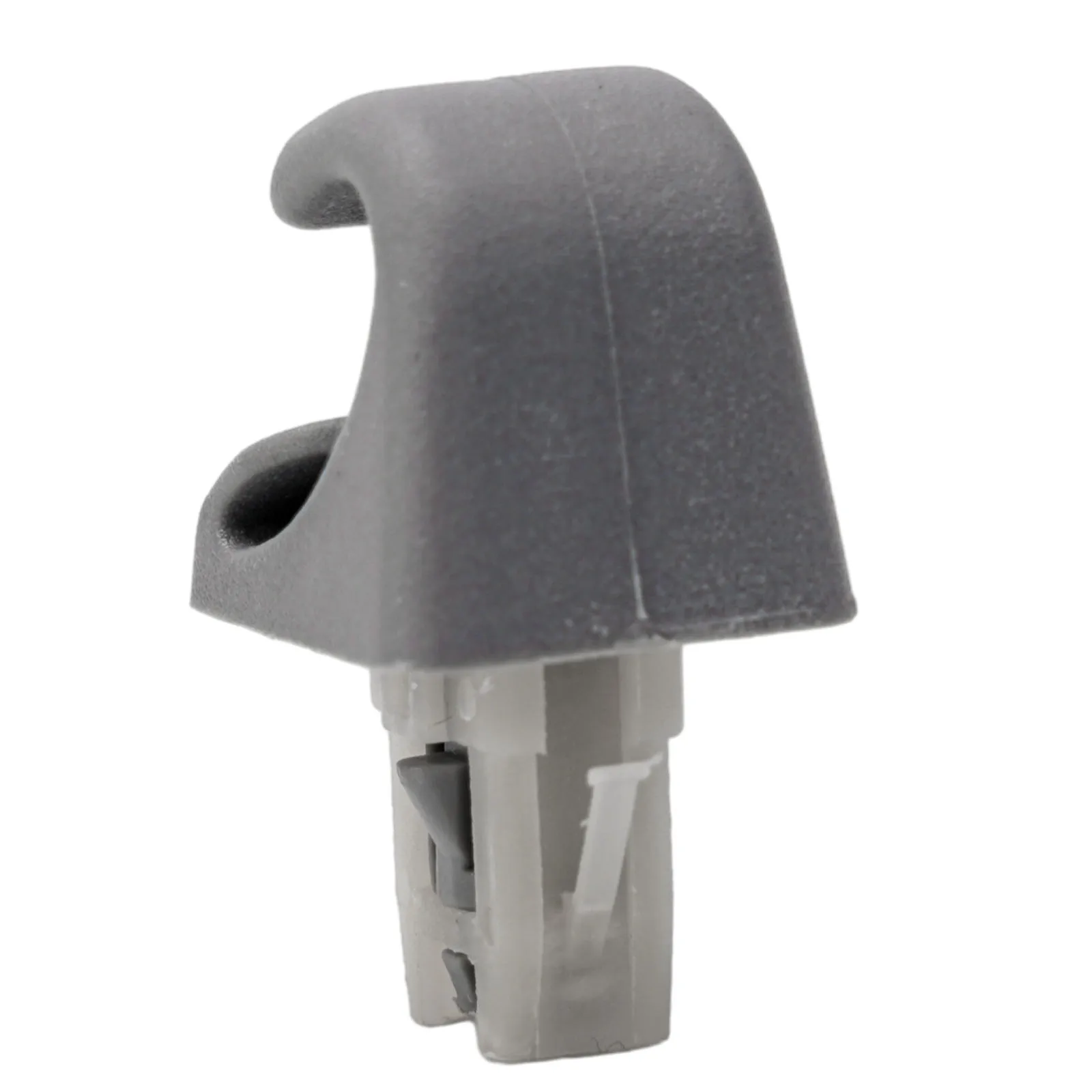 Car Parts Car Hook Clip Grey 26.2x24.8x46.5mm Bracket Plastic Sun Visor Hook Clip Car Car 2pcs Easy Installation