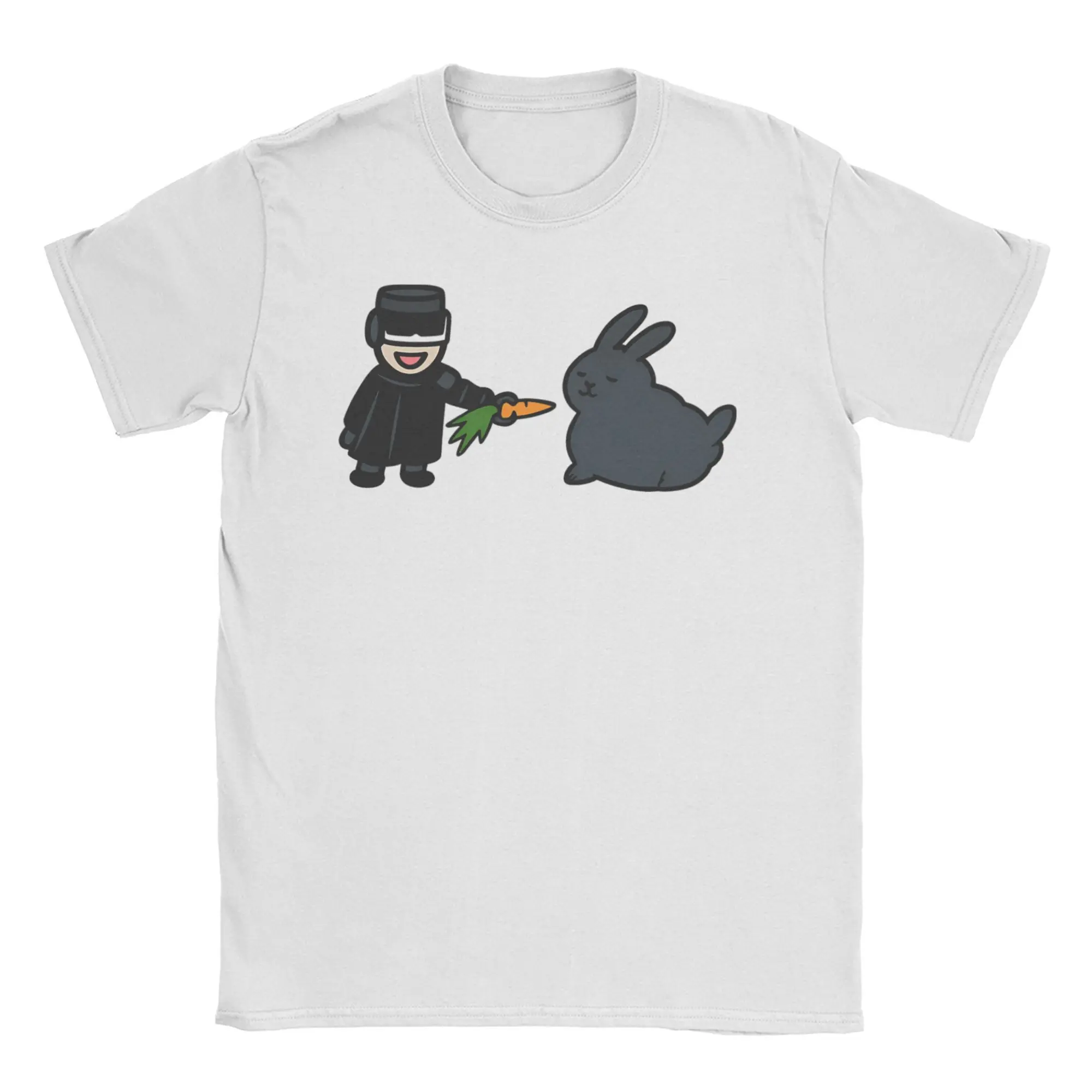 

Forsaken Chance and His Fat Bunny Men Women T Shirt Vintage Tees Short Sleeve Crew Neck T-Shirt Cotton Original Clothes