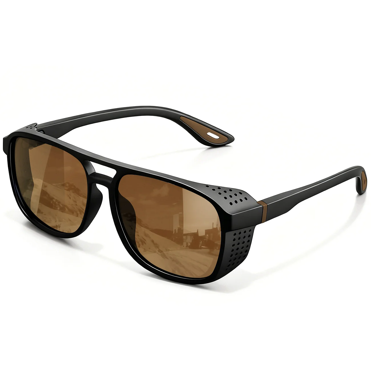 Polarisierte Sport-Sonnenbrille UV400 Fahrbrille Laufbrille für Männer und Frauen Professionelle Winddichte Outdoor UV400 Schutzbrille – Detail 11