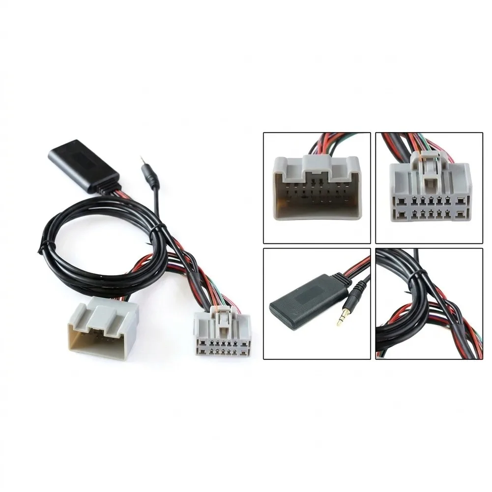 Car AUX Input Adapter with 14pin Connector for C30 for s40 V40 V50 S60 for s70 C70 for v70 XC70 S80 90 Audio Integration