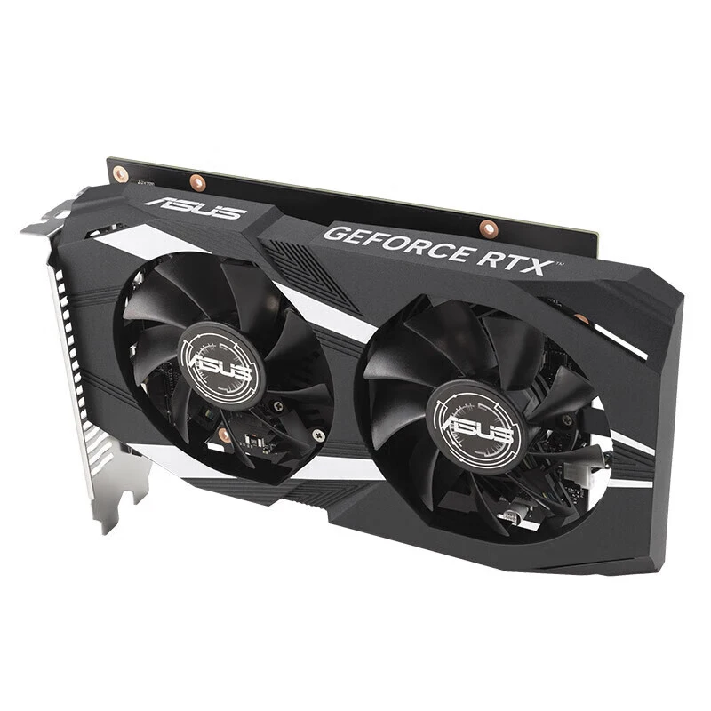 بطاقة رسومات الألعاب ASUS RTX3050 O6G EVO RTX3050 6G 96bit GDDR6 8Pin 14 Gbps PCI 4.0 سطح المكتب مكان الفيديو