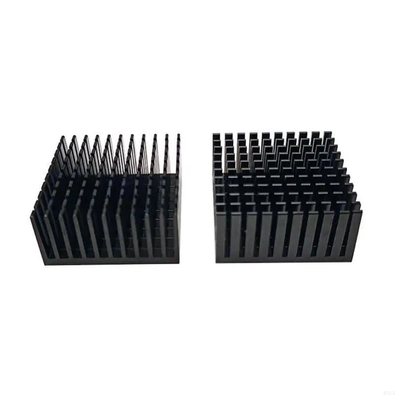 W91A Nhôm nóng 4pcs 40x40x20mm tản nhiệt tản nhiệt FIN làm mát với các băng dính dẫn nhiệt