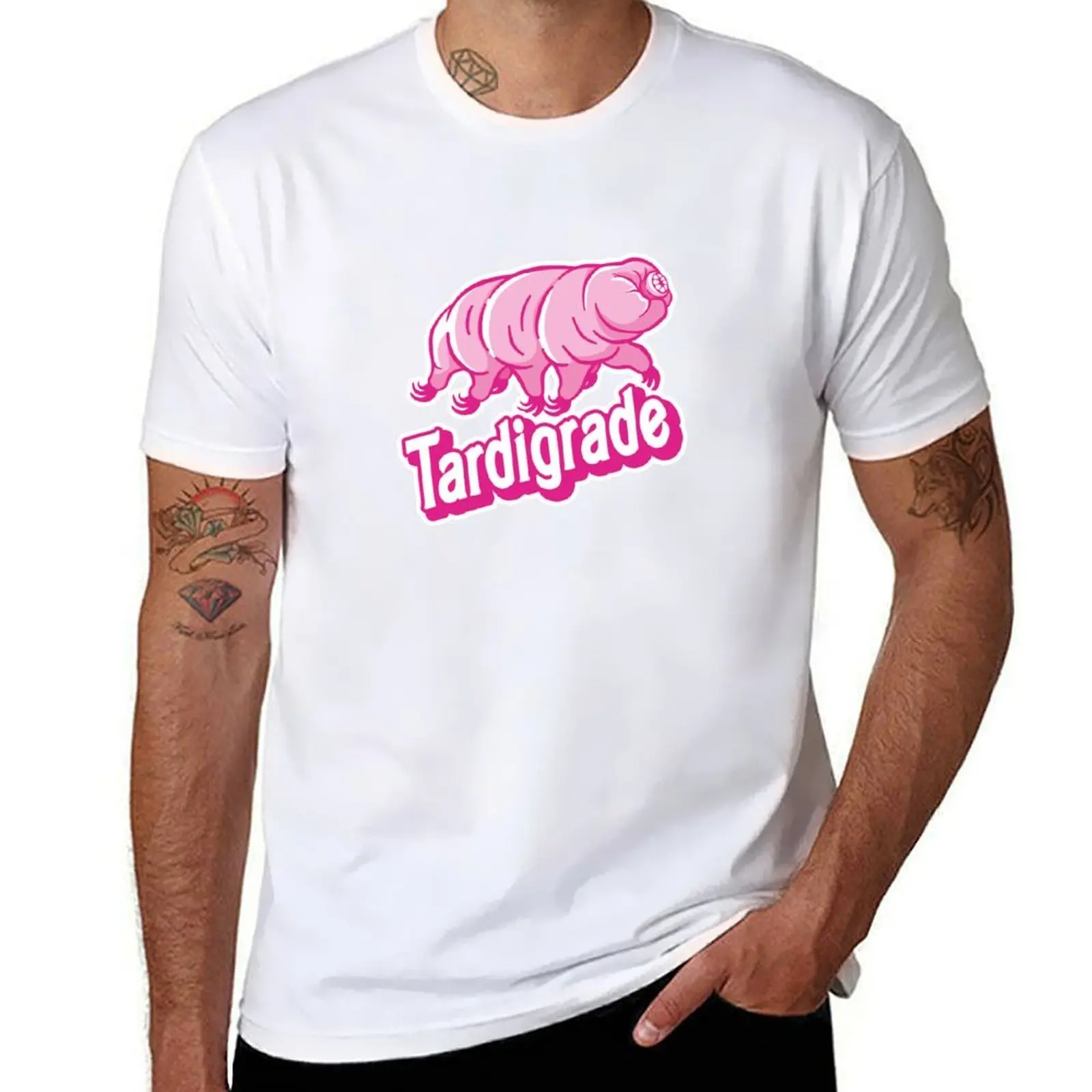

Pink Tardigrade T-Shirt t shirt men 100% cotton luxury brand man t shirt cotton high quality T-Shirt