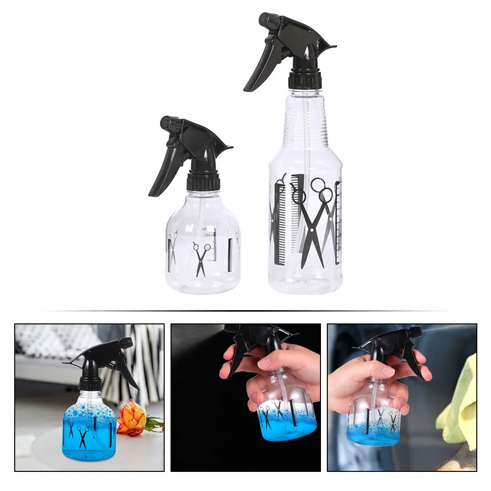 

2 Pcs Watering Can Sprayer Barber Bottle Kettle Plastic for Haircut Misting Bottles Travel Stylist