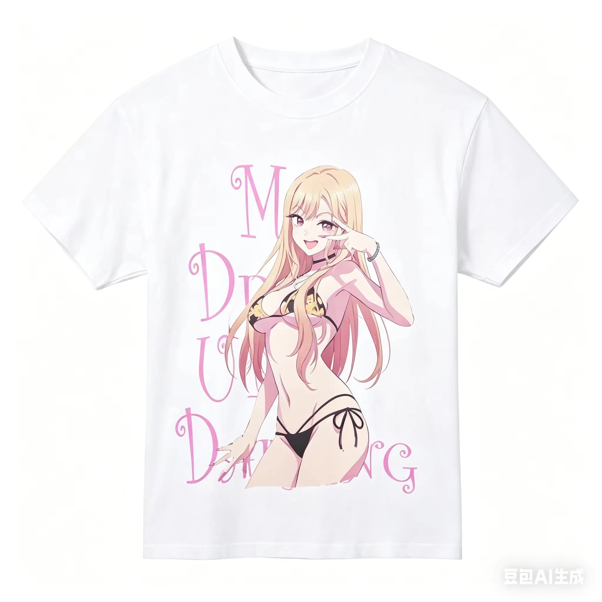 My Dress‑Up Darling Anime Graphic T‑shirt Unisex Vintage Washed Cotton All‑Year‑Round Harajuku Streetwear Casual Tops