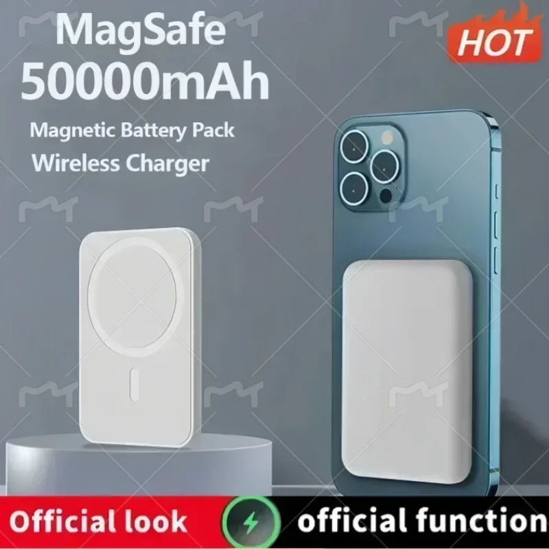 

Outdoor convenient portable power bank, fast charging mini fast wireless charger, suitable for various brands of mobile