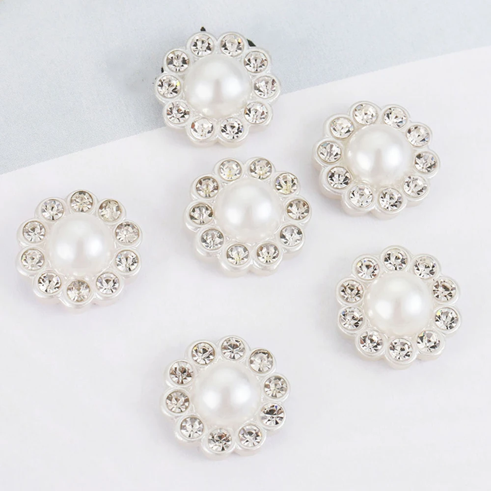 50 Piezas de Perlas de Resina Blancas Planas de Imitación, Parches de Perlas con Bases Redondas para Manualidades, Accesorios para el Cabello, Broches, Fabricación de Joyería