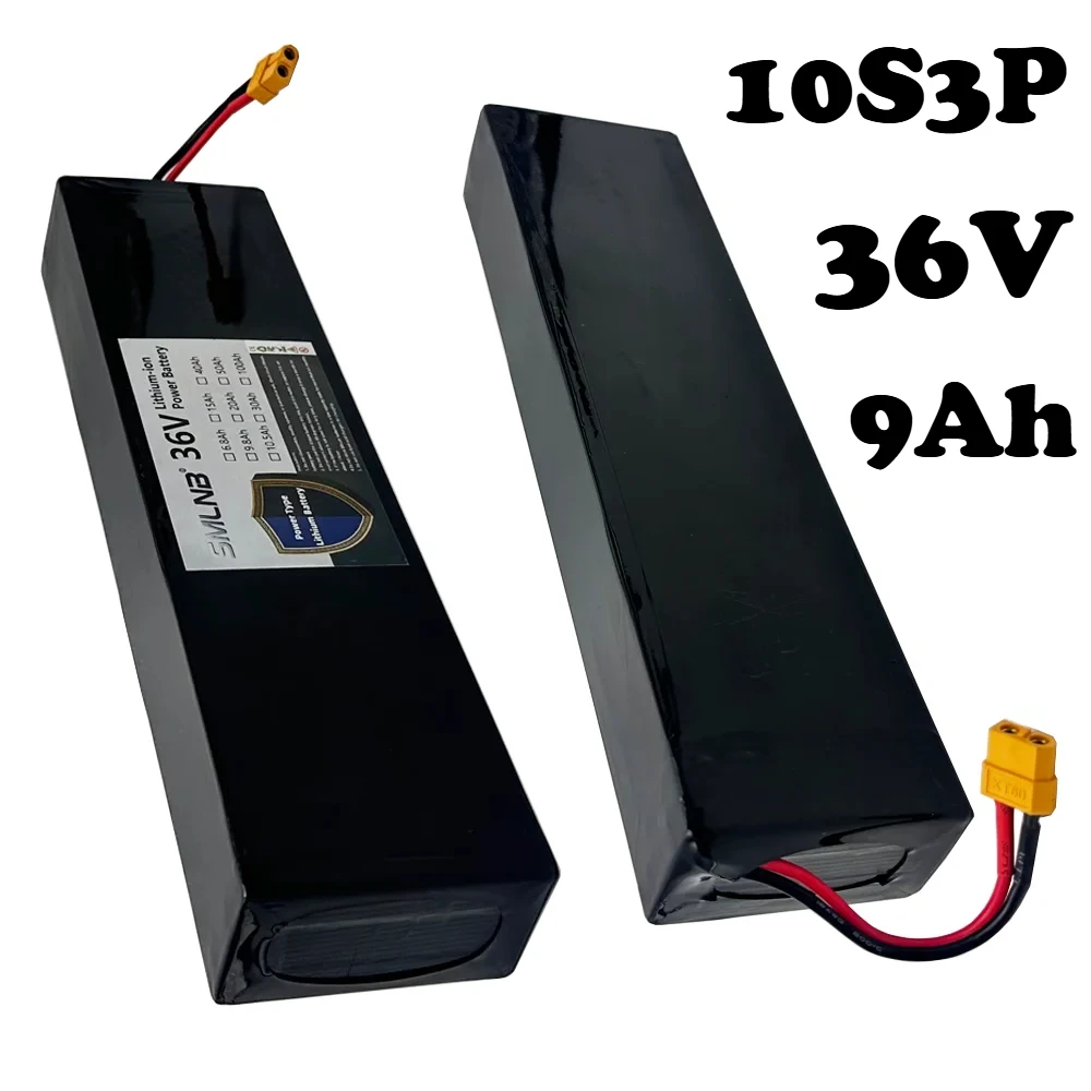 

Upgraded Rechargeable 10S3P 36V 9000mAh 42V Electric Battery Pack 18650 Lithium M365 for XT60+XT30 plug