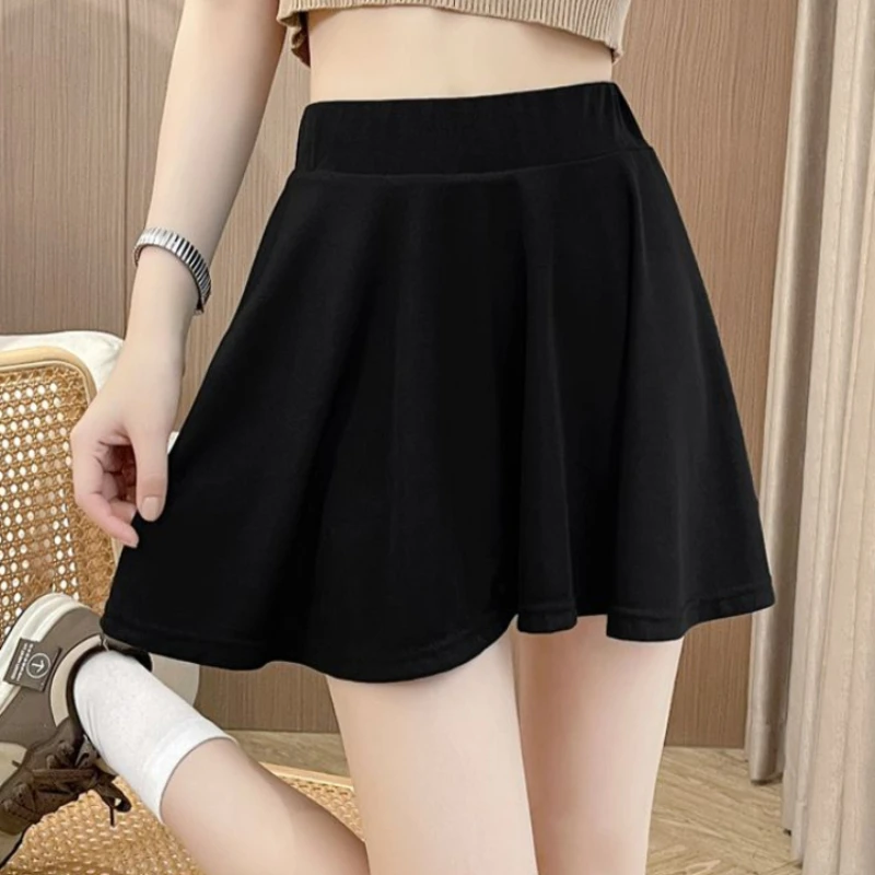 Short Women's Skirt Mini New In Female Skirts High Waist Offer High Quality Chic And Elegant Clothing Trend 2024 Streetwear V