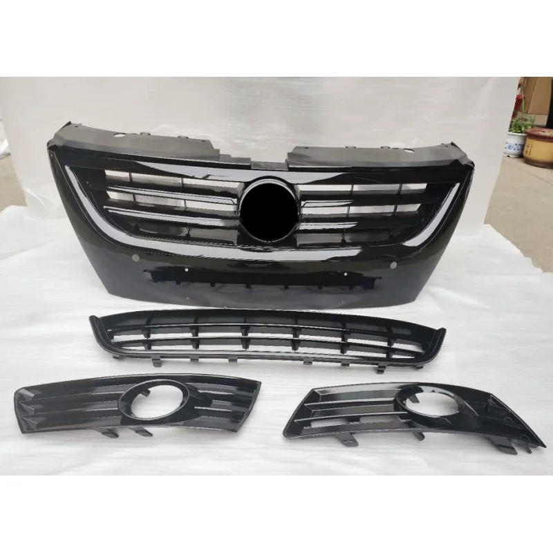 Front Bumper Grill Fog light Frame For Volkswagen vw Passat cc 08-12 modified Mask net grille Radiator body Kit Car Accessories