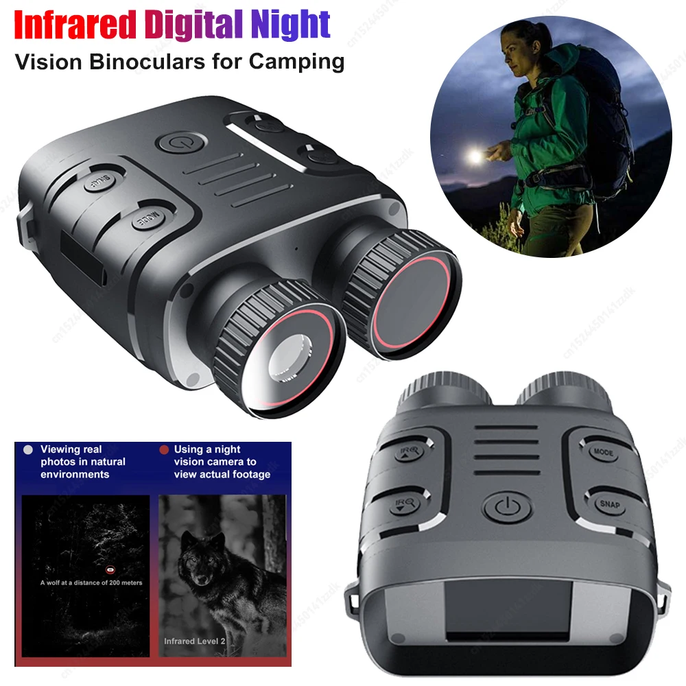 

Цифровой инфракрасный бинокль ночного видения HD 1080P для взрослых с 2,4-дюймовым экраном и 5-кратным цифровым зумом для кемпинга на открытом воздухе