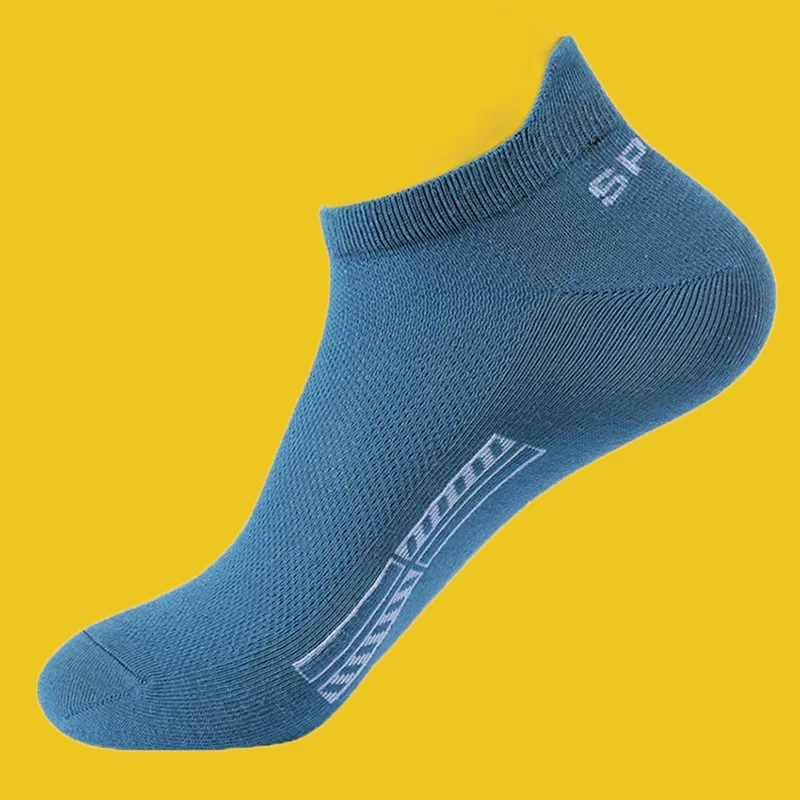 10 Pairs New High Quality Men's Cotton Short Socks Fashion Casual Women's Low-Cut Thin Sock Ankle Breathable Mesh Sports Socks