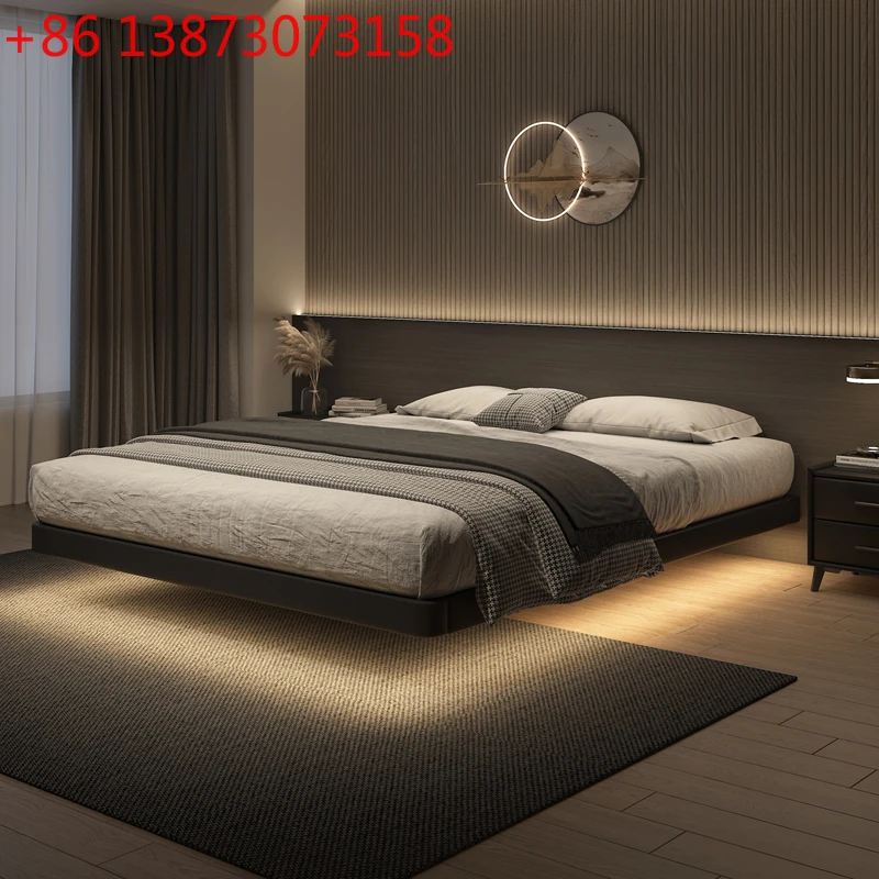 

Covers Adults Double Bed Mattresses Decoration Luxury Bedroom Double Bed Queen Headboards Letto Matrimoniale Furniture