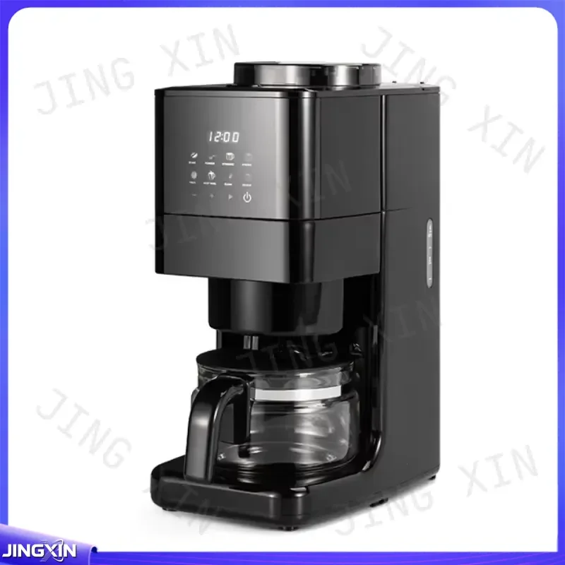 custom for Automatic Coffee Maker with Built-in Grinder Hot Cold Dual Brew Drip Machine Compact Home Appliance Kitchen Gadget