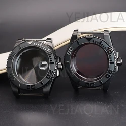 40mm Black Men Watch Case Parts For Seiko nh34 nh35 nh36 nh38 Eta 2824 Miyota 8215 Movement 28.5mm Dial Submariner YACHT-MASTER