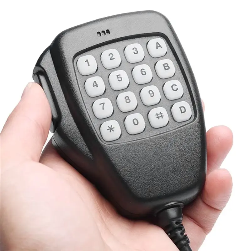 ABKQ-Handheld Mic For ICOM IC-706 706MKII 706MKIIG 208H 2100H IC-V8000 Walkie Talkie 8Pin HM-118TN Remote Control Microphone