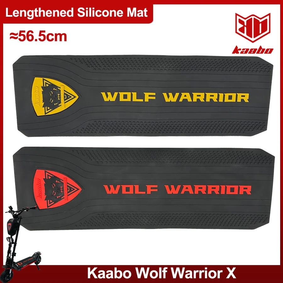 Wolf X Lenthened Silicone Mat Pedal Cover Pad Lengthen Version 56.5cm for Kaabo Wolf Warrior X 10inch Electric Scooter Original