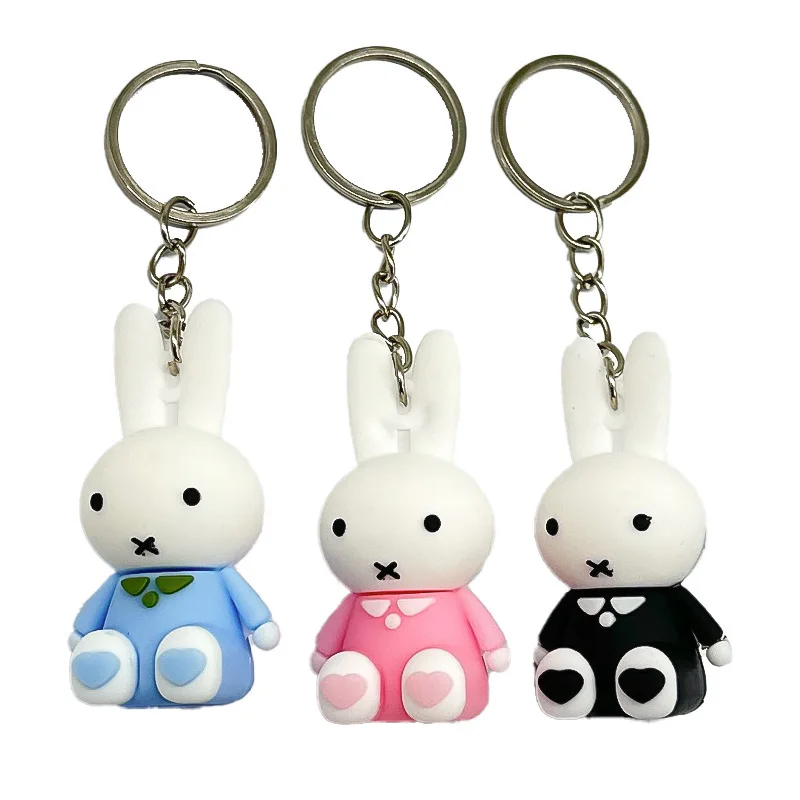 AliExpress Miffy Keychain Japanese Girl Kawaii Water Cup Work Brand Bicycle Mobile Phone Doll Pendant Student Stationery Bag Decoration