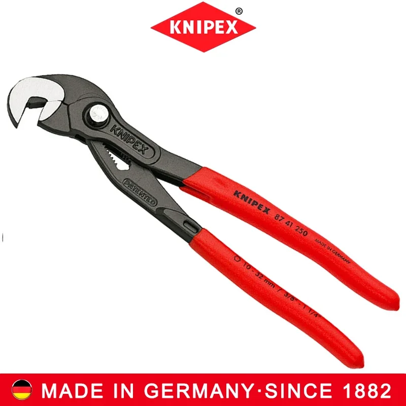 KNIPEX 87 41 250 Raptor Pliers Tool 10 inch Quick Grip Multi-Purpose Sliding Joint Wrench RAP Tool (8741250)