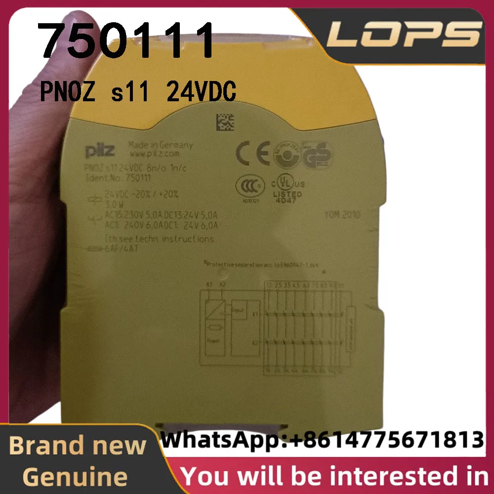 PNOZ s11 24VDC Pilz 750111 safety relay, brand new original genuine, large quantity in stock, welcome to inquire