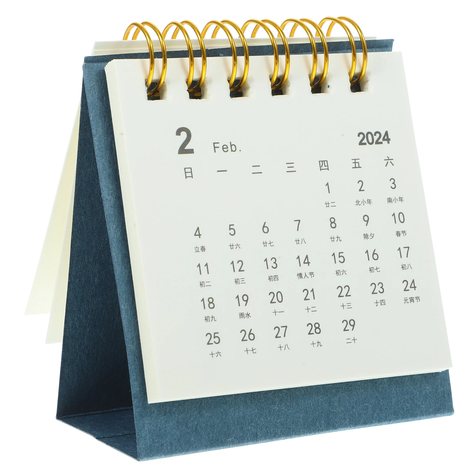 

Thick Paper Mini Desk 2024 Monthly Flip Table Top Planner Decorative Office for Home Office Conference Room Classroom