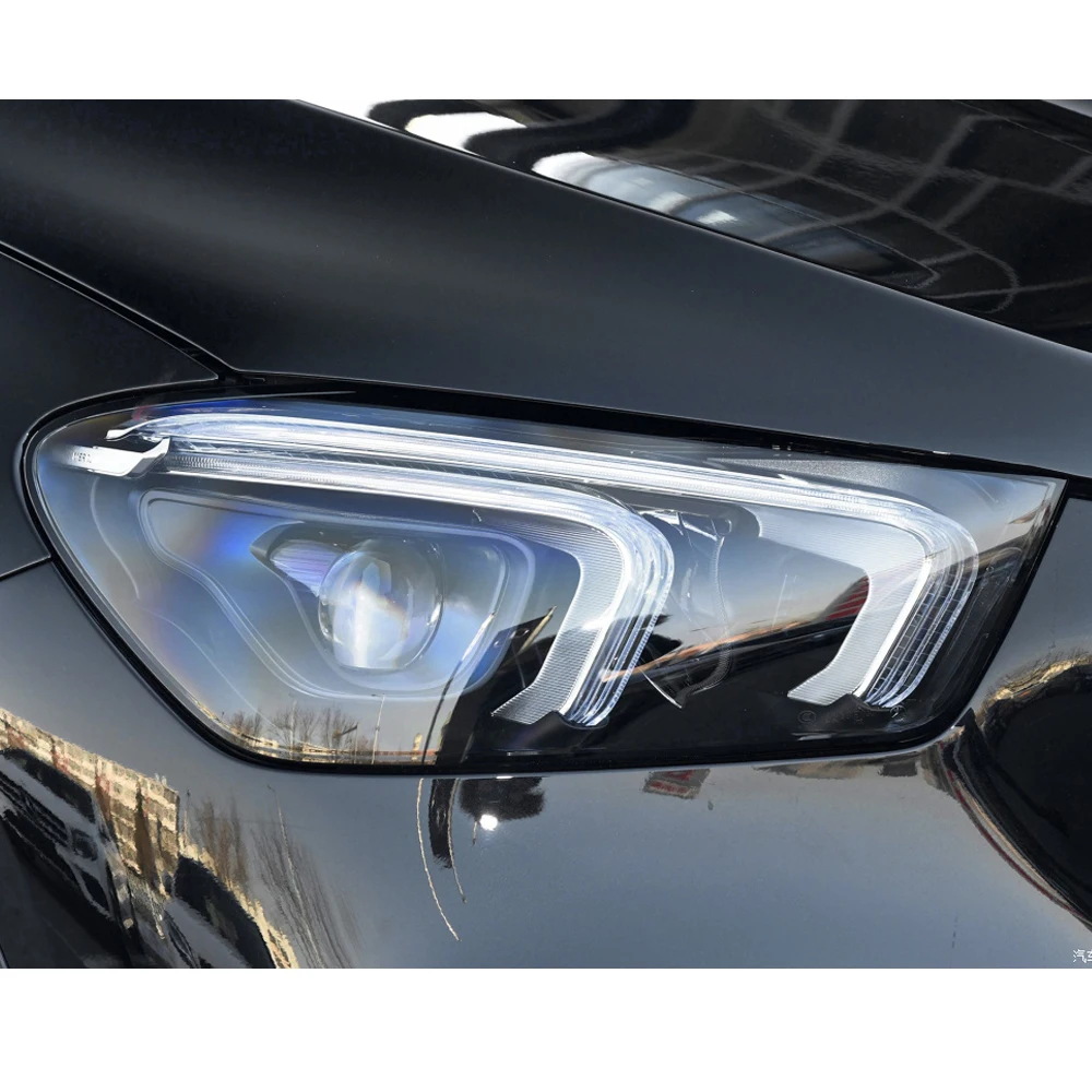 Car Headlight Lens Cover For Mercedes-Benz GLE 2020-2023 Car Parts Headlamp Shell Car Left/Right Side Transparent Lampshade