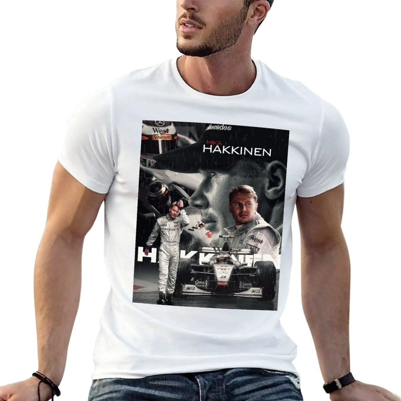 M H?kkinen New Art T-Shirt Sport Basic Moisture Wicking Tee