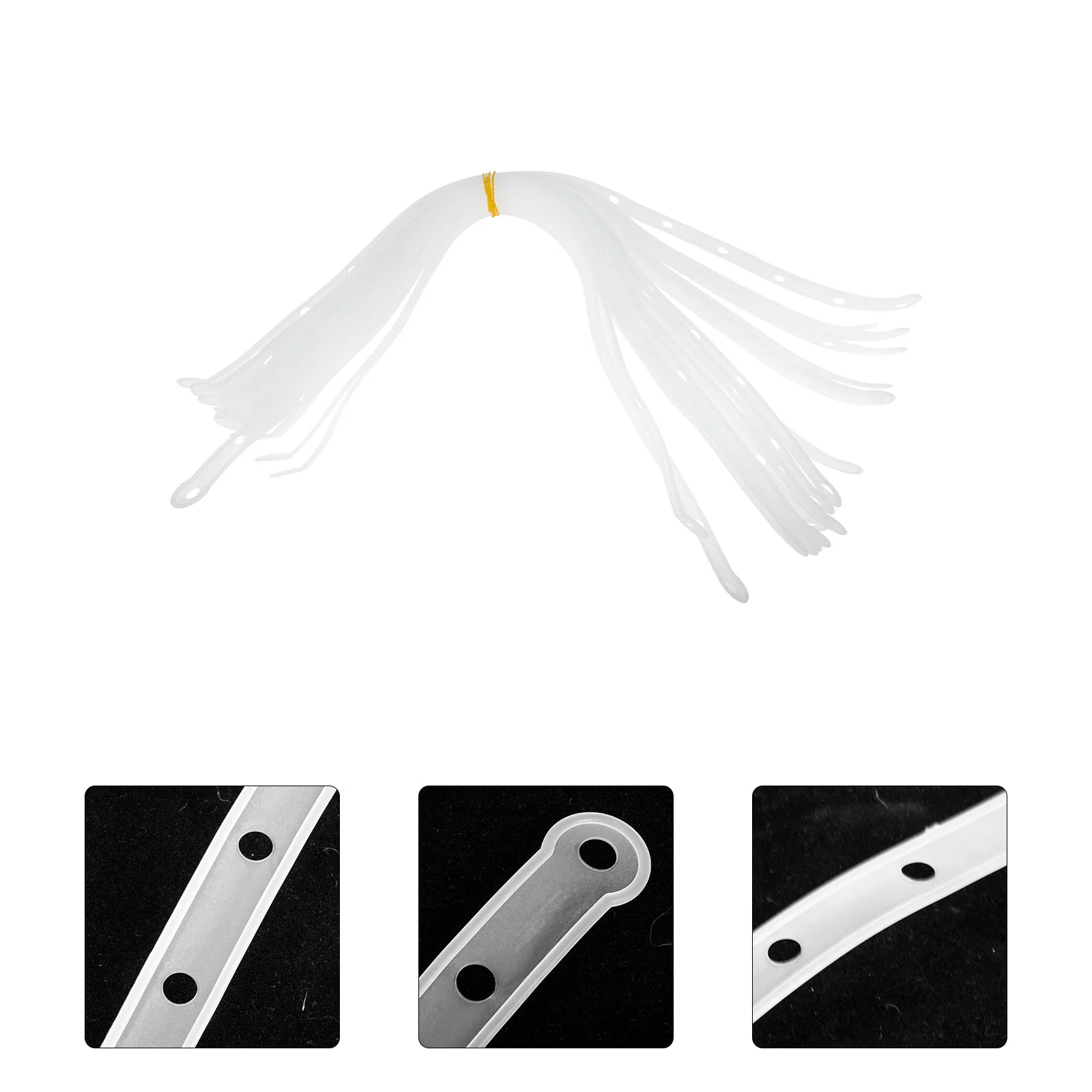 

20pcs Plastic Hanger Strips Non Clothes ganizer Strong Closet Supplies Compact Lightweight Home Travel