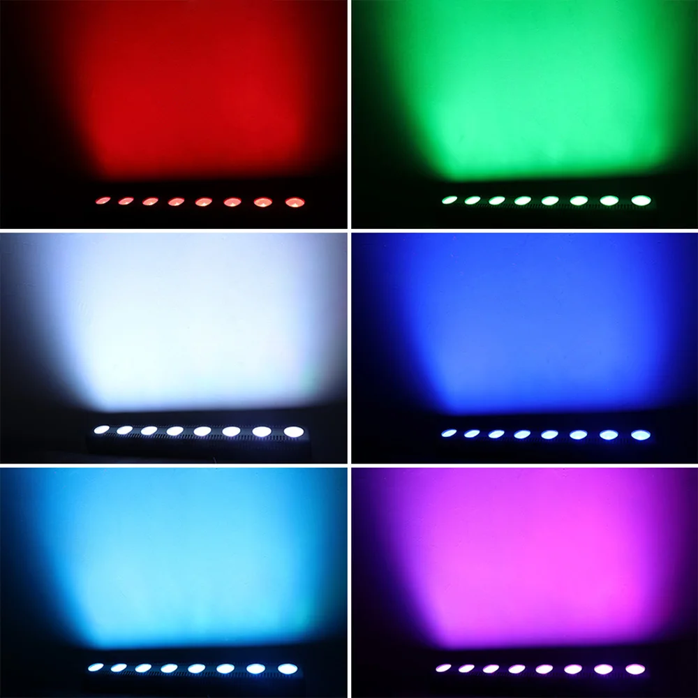 Lámpara LED de pared para baño, 45W, colorida, con Control remoto, para fiesta, discoteca, luz de efecto de escenario DMX512 para Bar, fiesta, boda, centro comercial