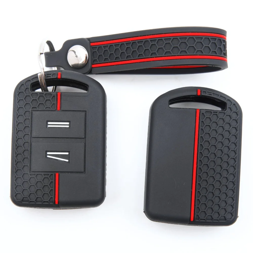 Silicone Key Case For Opel Agila Corsa C Combo Meriva Tigra For Vauxhall Agila Corsa C Combo Meriva Tigra with slim wrist strap