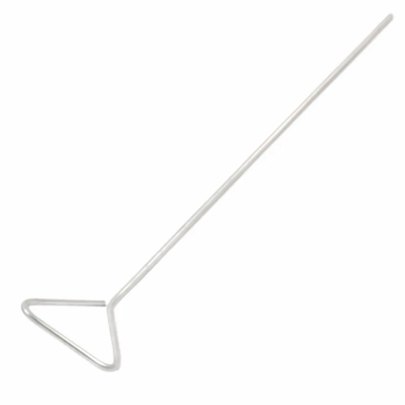 Laboratory Lab Stainless Steel Triangle-headed Cell Spreader 20cm Long