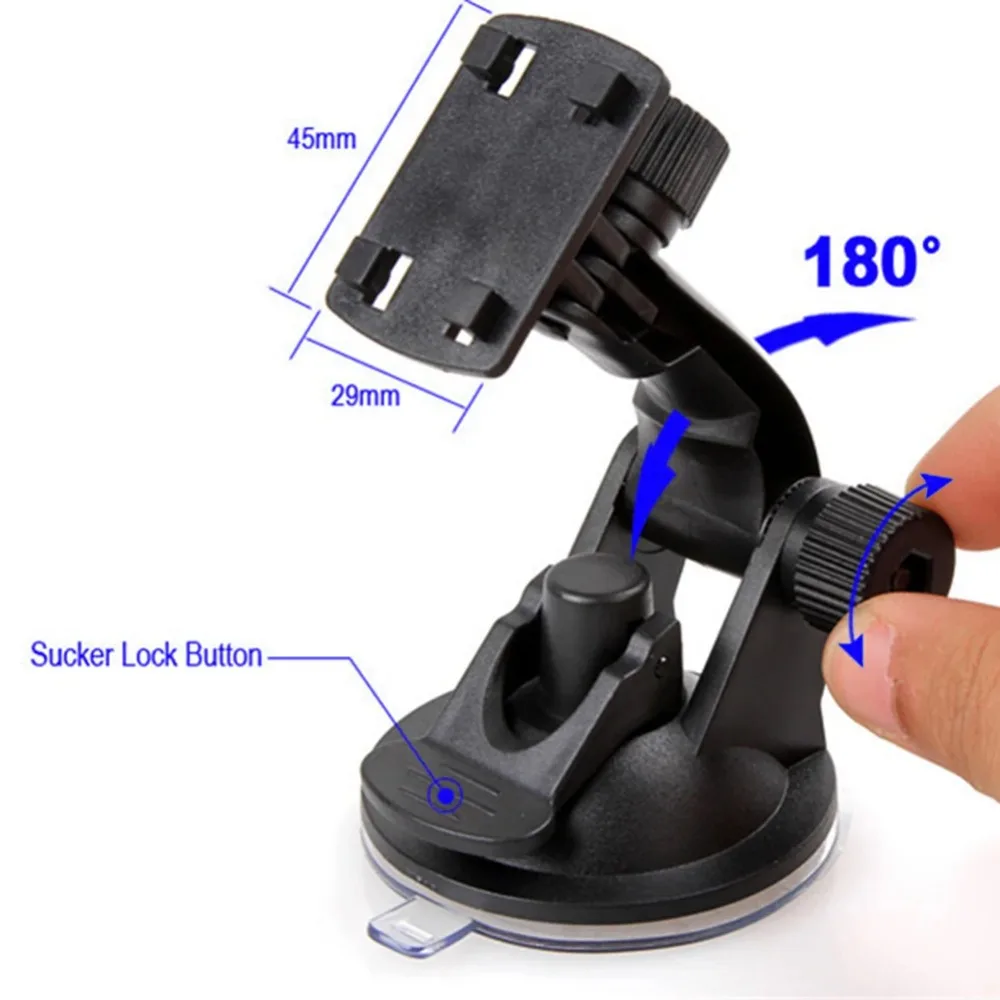 Immagine 7: Supporto GPS per auto, parabrezza regolabile, supporto per ventosa, supporto per tazza, supporto girevole montato su veicolo, accessori mobili