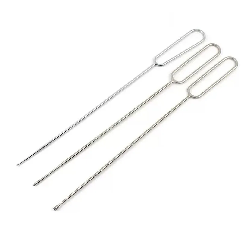 شنغهاي جينتشونغ 28 سنتيمتر الرحم سنداج IUD إزالة هوك وضع شوكة أداة جراحية أمراض النساء مع مقياس #4