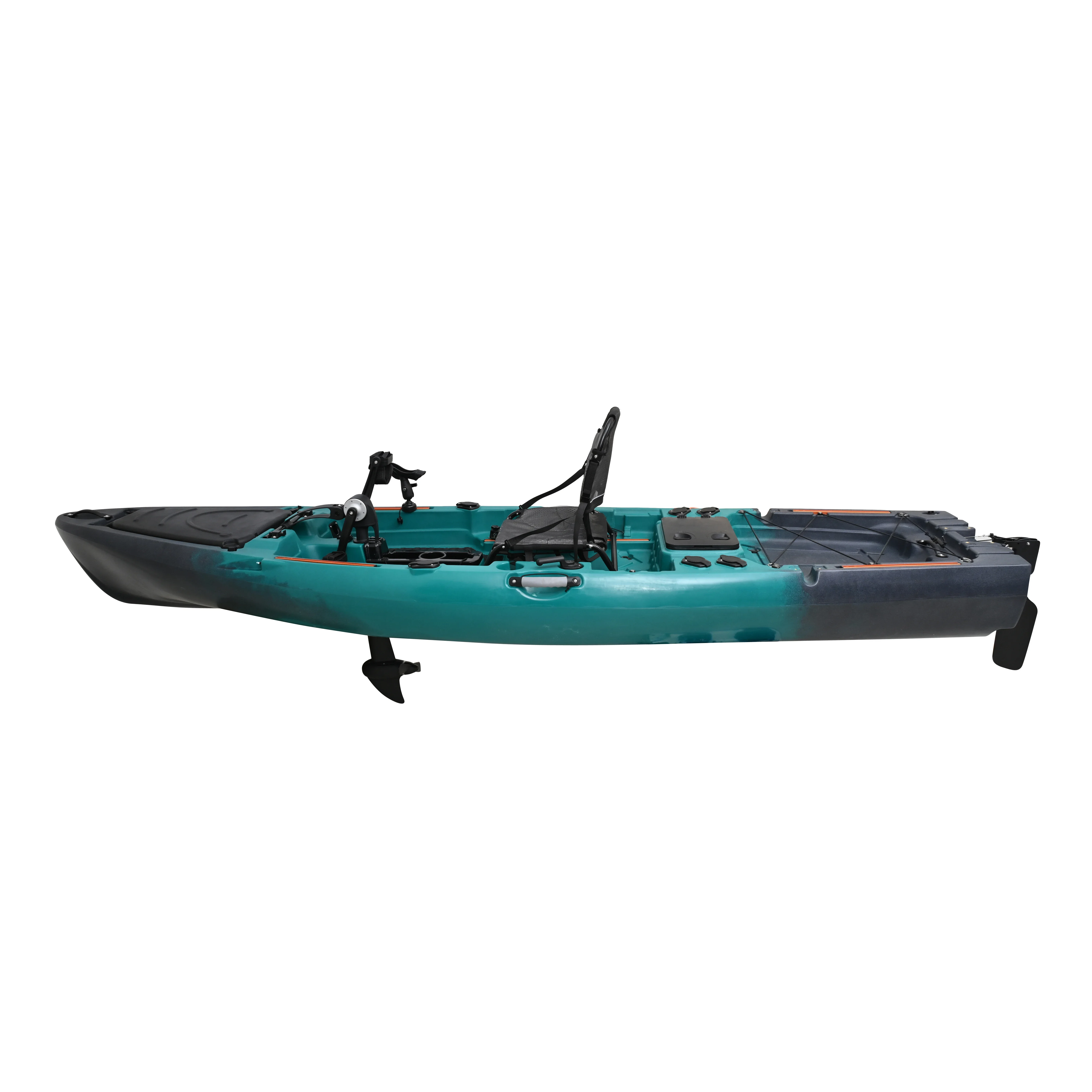 

Vicking 2024 Newly 3.5m Single Person Motor Fishing Propeller Pedal Drive Kayak/Canoe Rowing Boat Lldpe Material With LED Light