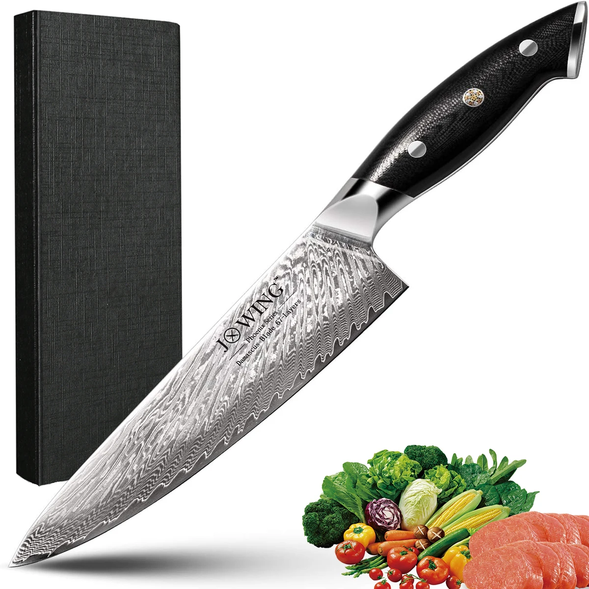 

Damascus Knife Home Chef's knife, kitchen knife New Japanese multi-purpose knife, sharp meat/vegetable/fruit cutting knife