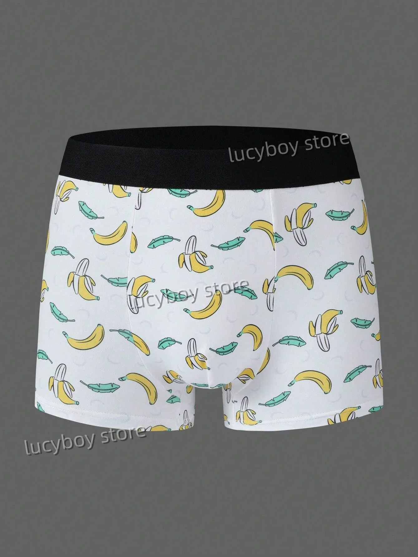 Mens 1pc underwear  Fun Bananas print Boxers Shorts Panties Men's Underpants Comfortable daily Man Underwear Mens Clothing