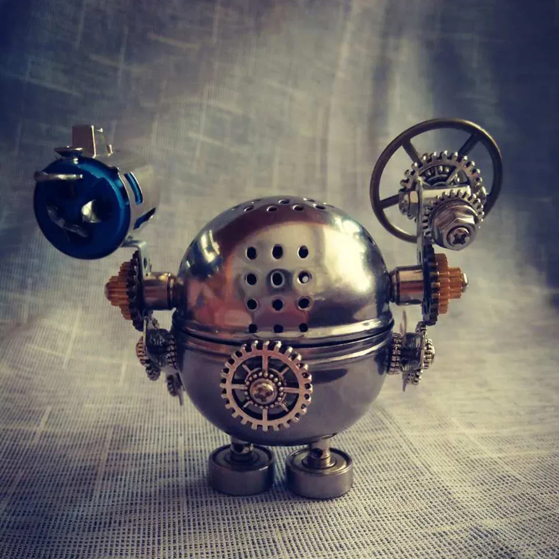 Diy Assembleren Model Kit Metalen Cartoon Montage Figuur Model Ornamenten Steampunk Stijl Model Gebouw Kits Voor Kinderen Volwassenen Cadeau