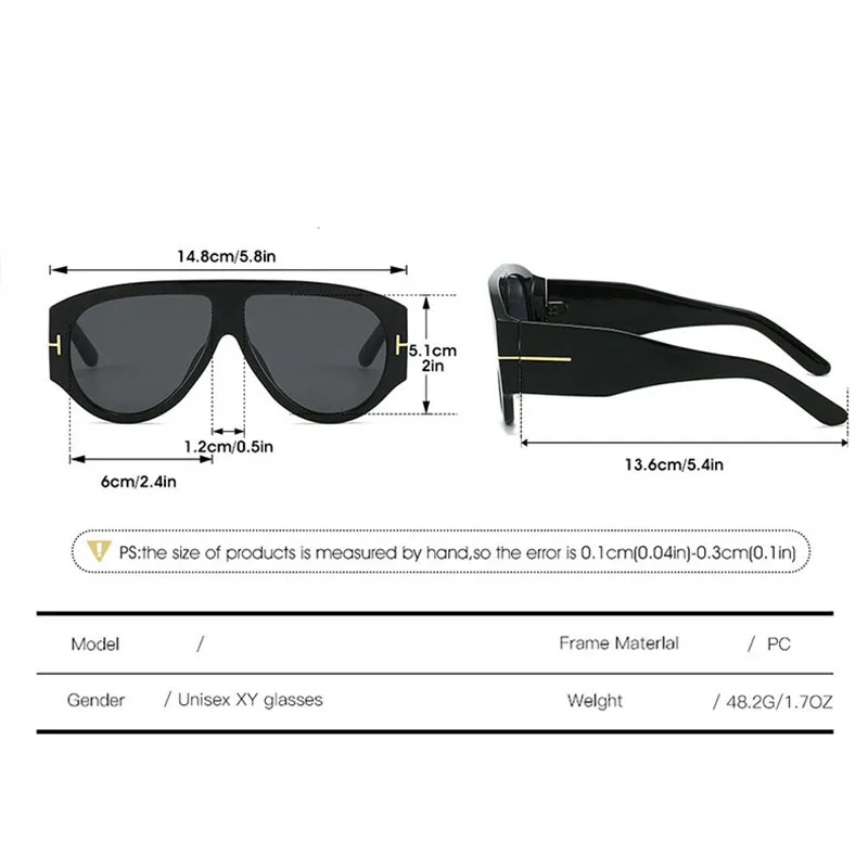 أزياء الطيار النظارات الشمسية النساء العلامة التجارية مصمم إطار كبير Ins UV400 السيدات ظلال النظارات #6