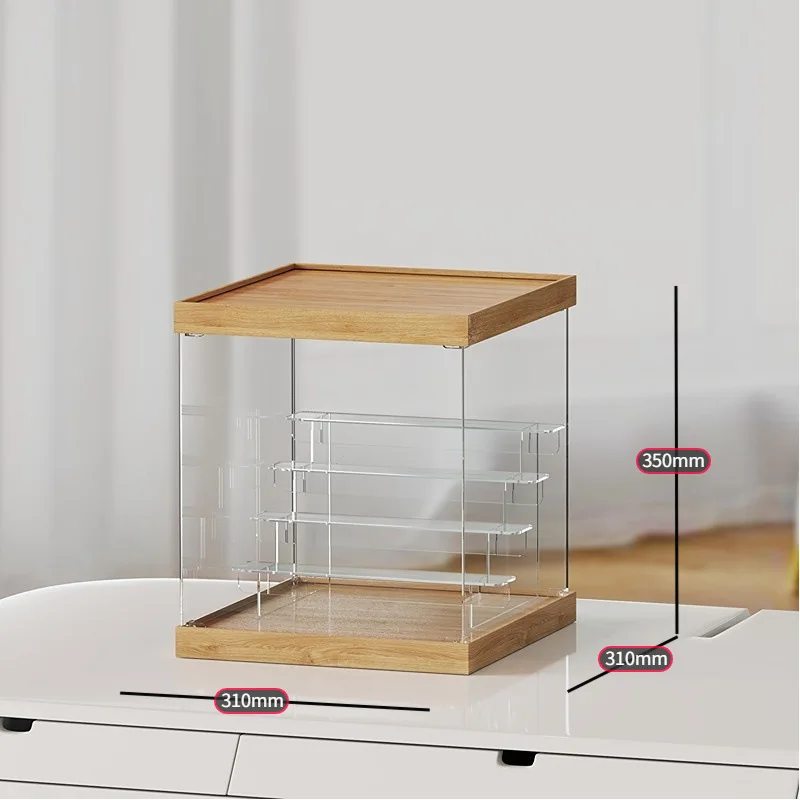 Figure display rack Multi-layer storage acrylic integrated heightening rack