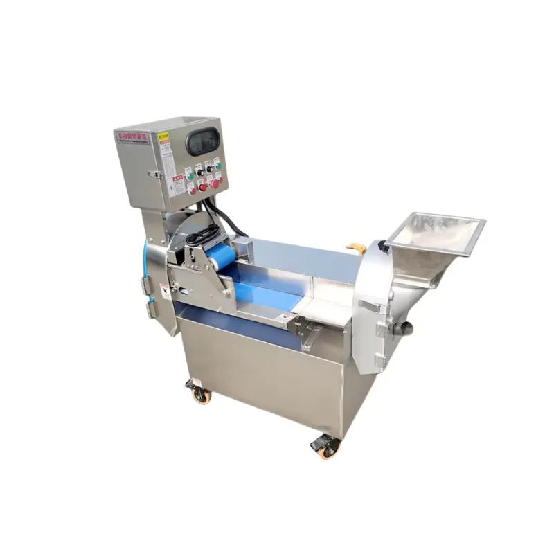

Dual-Head Multi-Functional Vegetable Fruit Dicing Machine for Chives Celery Parsley Bell Peppers Onions High Performance Motor