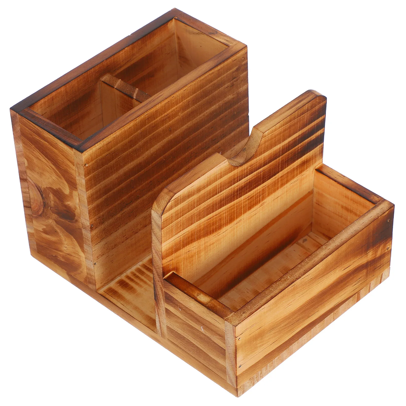 

Wooden Cutlery Storage Holder Stand Utensil Organizer Spice Bottle Rack Napkin Holder Condiment Kitchen Accessories