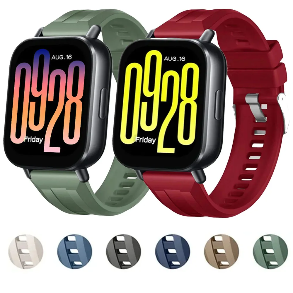 22mm Silikonarmband für Redmi Watch 5 Active/Lite Atmungsaktives Band für Huawei Watch GT6-5-4/Ultimate 2/Amazfit Active Max Correa