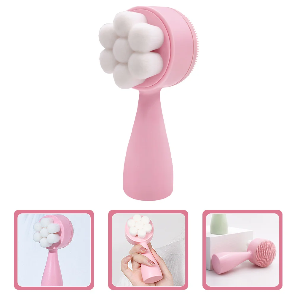 

Double-Sided Silicone Facial Brush for Deep Cleaning and Gentle Exfoliation Face Washing Tool for Women Daily Skincare Routine