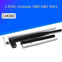 1 sztuk 2.4GHz 6dBi/3dbi antena WIFI 2.4G antena antena RP-SMA Bluetooth męskie żeńskie złącze routera bezprzewodowego WLAN/WiMAX/MIMO