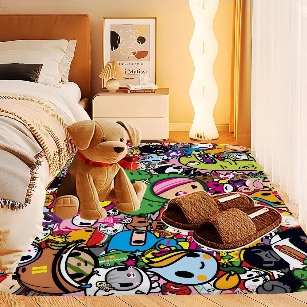 Japan Tokidoki Room Mats Retro Multiple Choice Living Room Kitchen Rug Non-Slip Welcome Rug