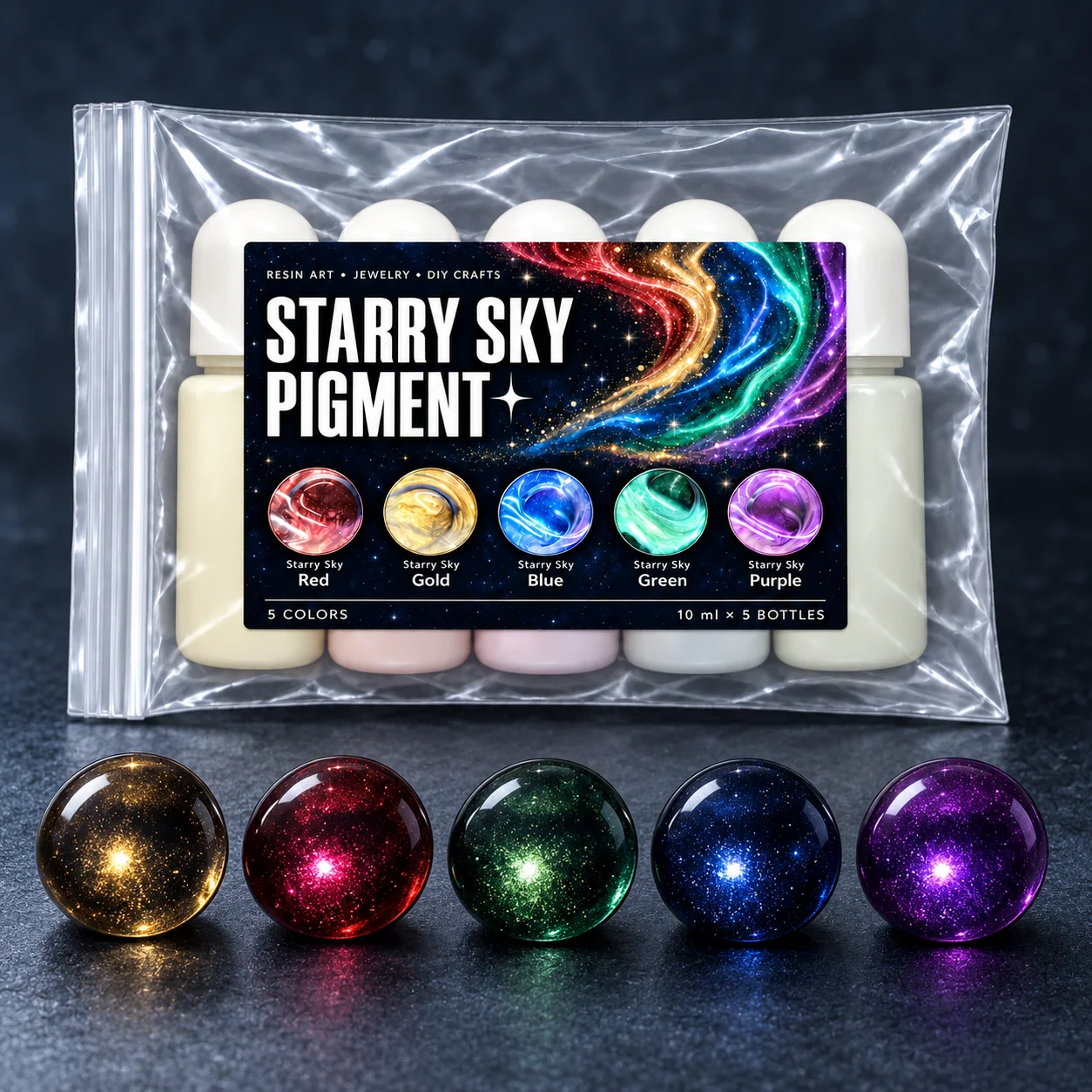 Set di Pigmenti Cielo Stellato - Resin Pigment Set recensione e prezzo